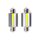 39mm Festoon LED Bulb — 6461 | Glove Box / Step Light | 2 Bulbs