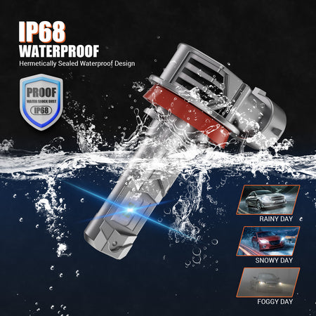 Driveon V4S 9005 HB3 LED Headlight Bulb - Plug and Play Installation