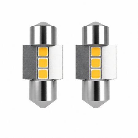 Festoon 28mm YEL LED bulb