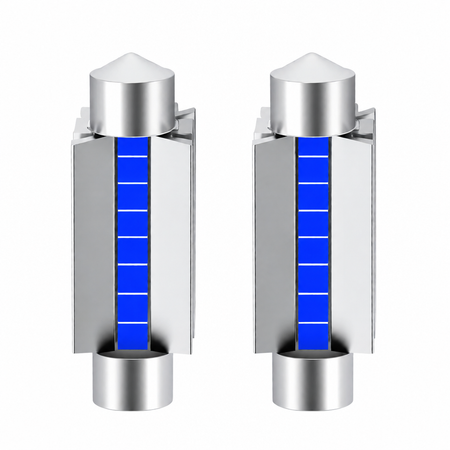 Festoon 44mm BLU