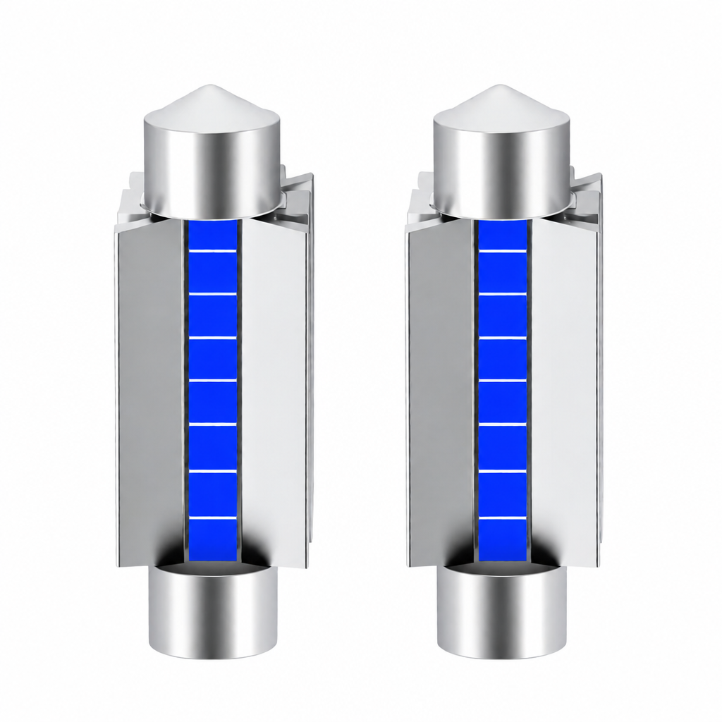 Festoon 44mm BLU LED bulb