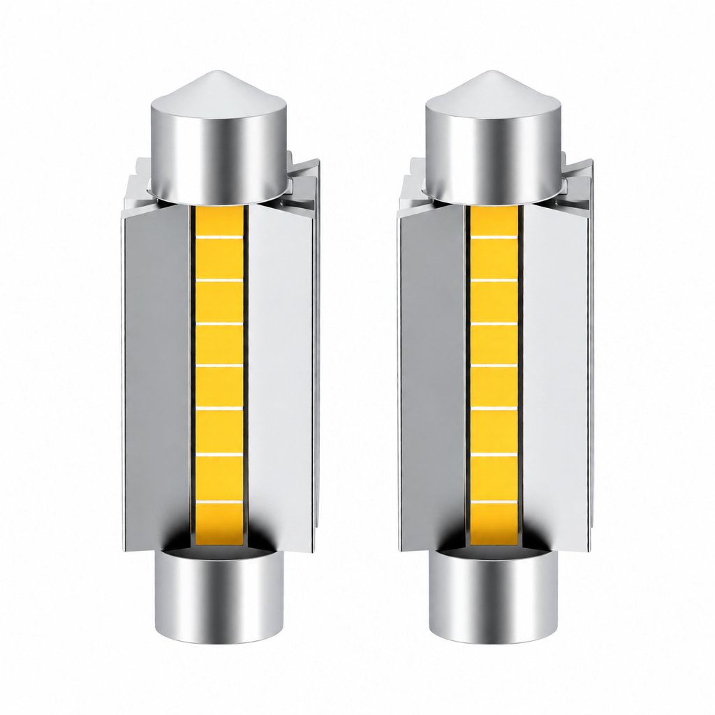 Festoon 44mm YEL LED bulb