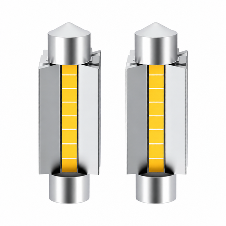 Festoon 44mm YEL LED bulb