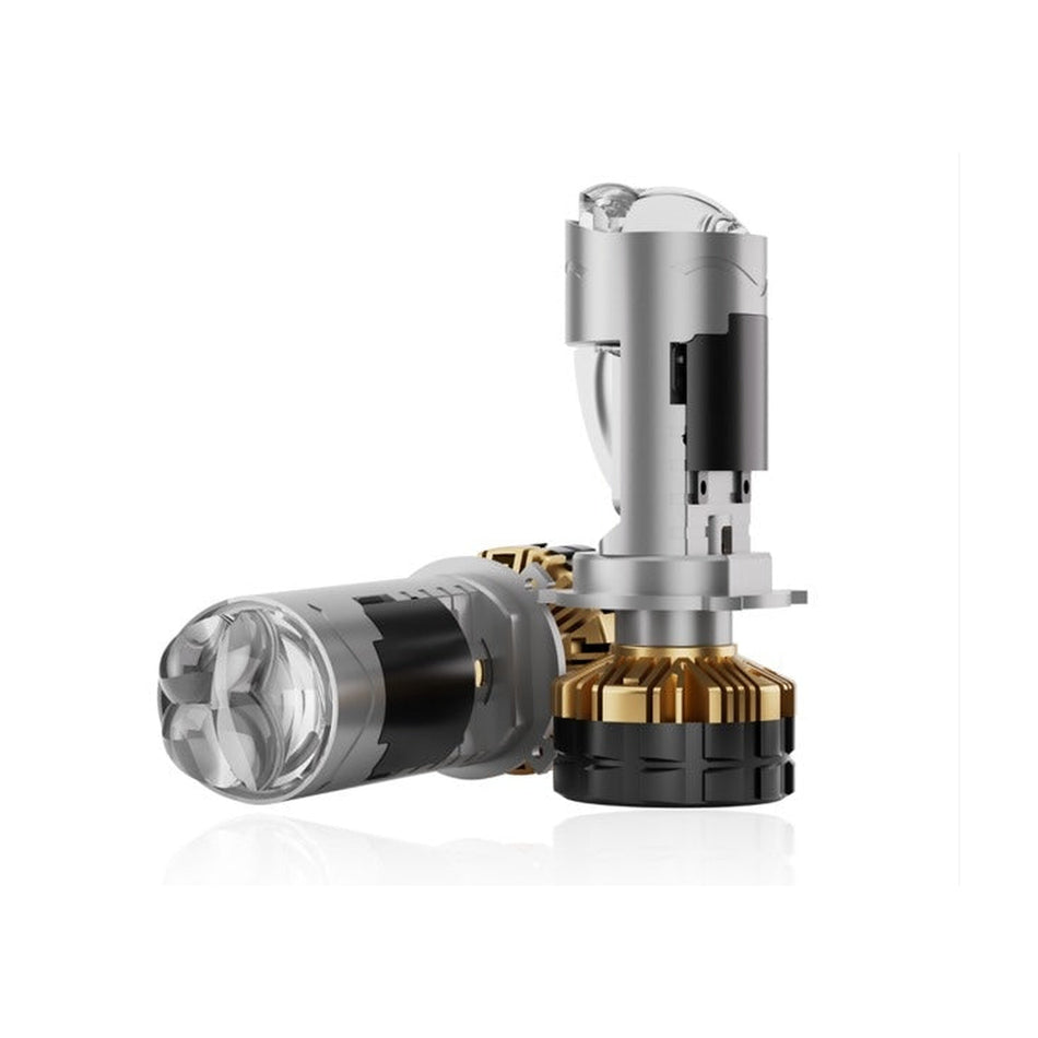 Driveon H4 Projector Lens LED Headlight Bulb - 43W 12000LM Hi Lo Beam